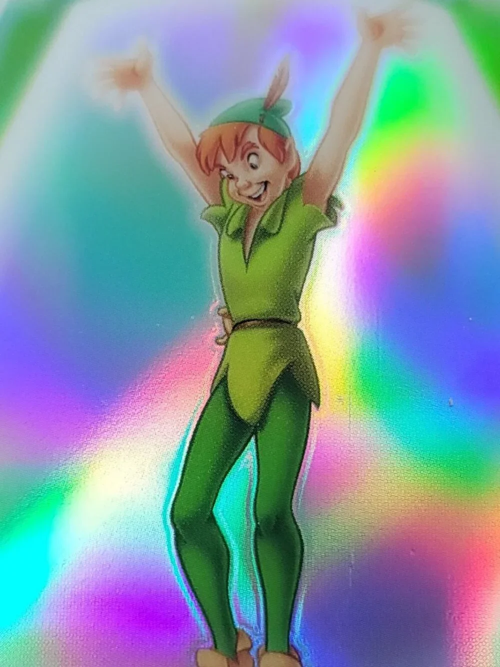 Peter Pan Topps 2026 Disney Neon Holo Chrome Refractor Limited 068/199 CNE